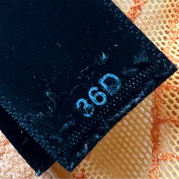 Natori Orange Lace Underwire Bra Women’s 36D - Picture 9 of 9